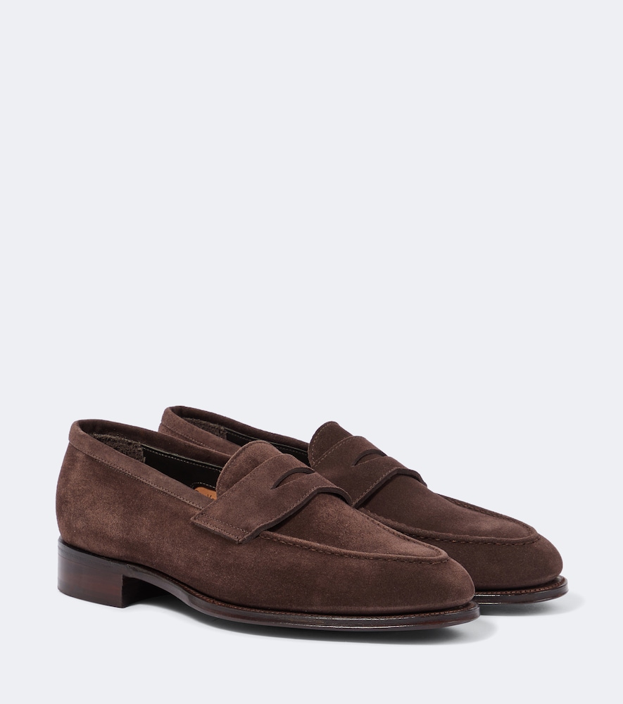 Bradley Ii Suede Penny Loafers