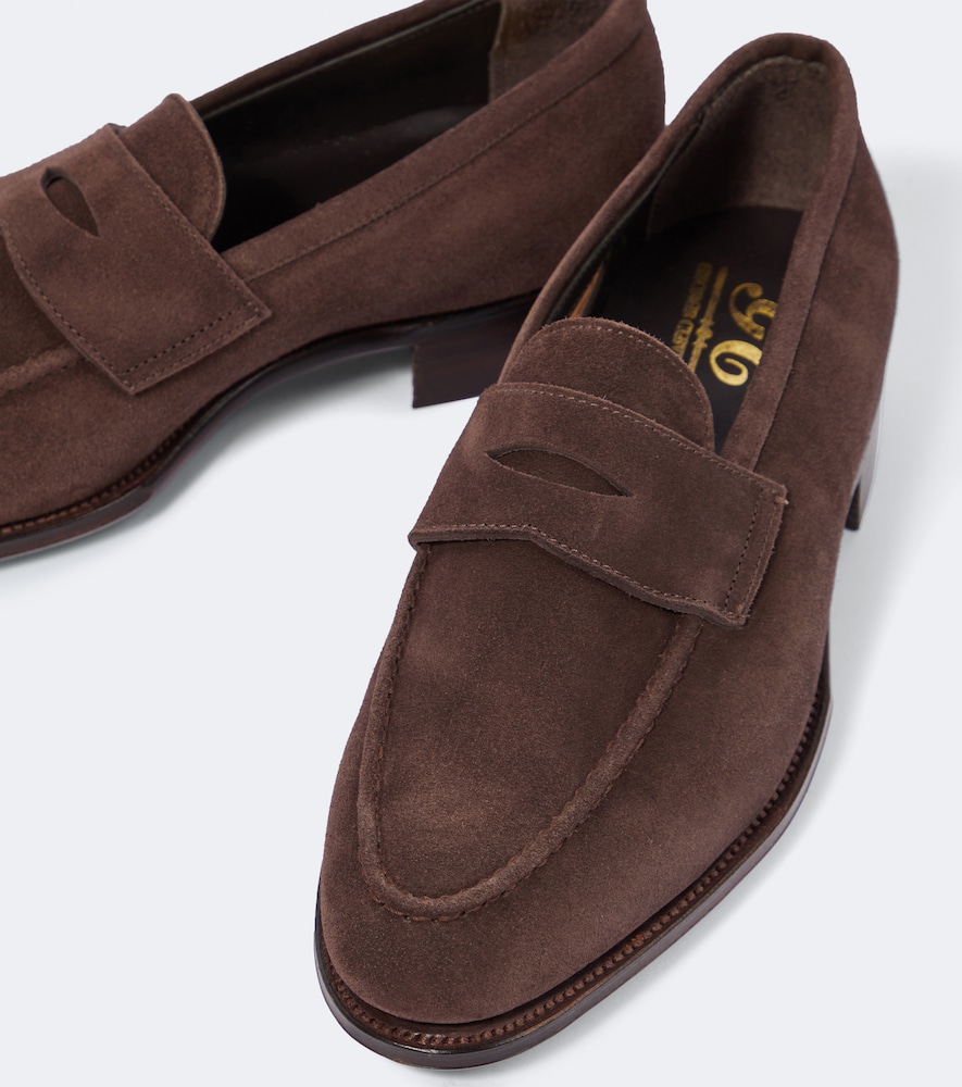 Bradley Ii Suede Penny Loafers