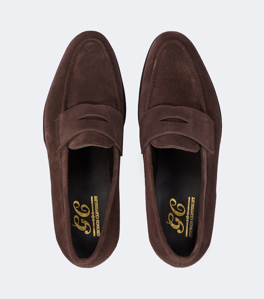 Bradley Ii Suede Penny Loafers