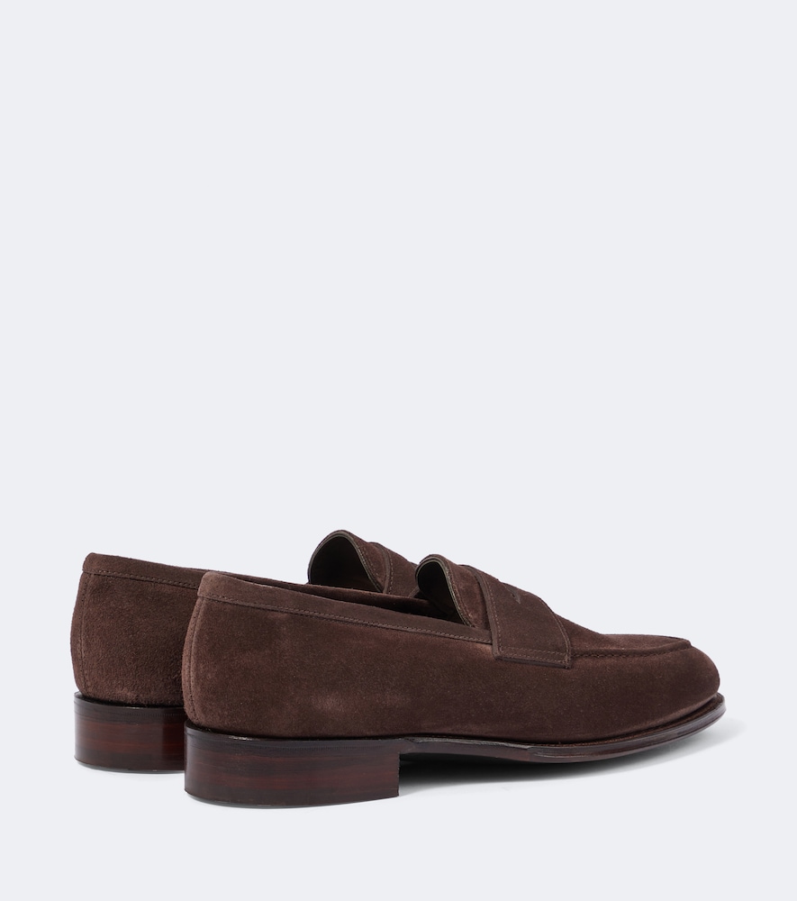 Bradley Ii Suede Penny Loafers