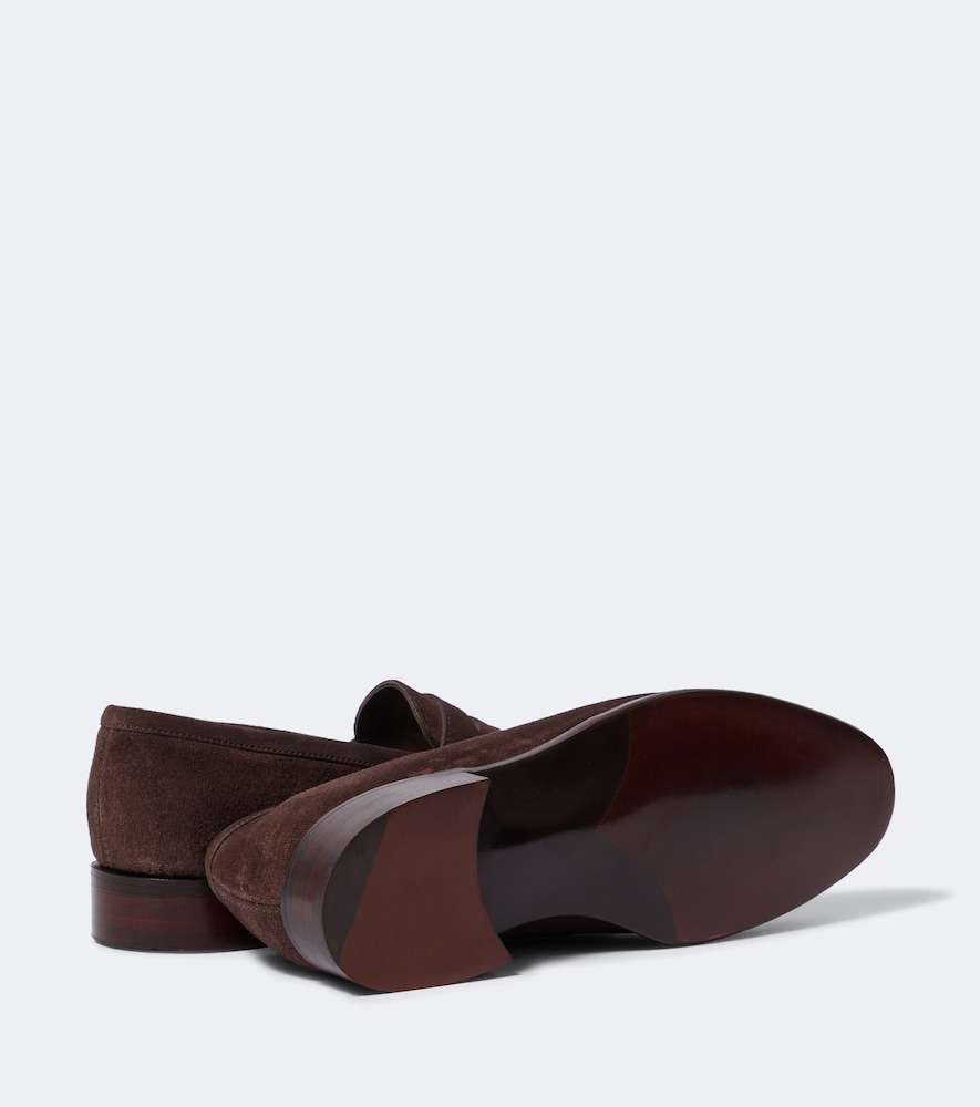 Bradley Ii Suede Penny Loafers