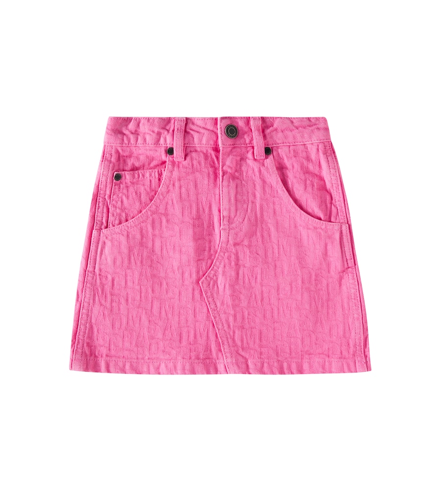 Marc Jacobs Jacquard Monogram Mini Skirt (4-12+ Years) In Pink