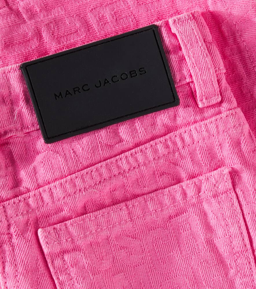 Marc Jacobs Jacquard Monogram Mini Skirt (4-12+ Years) In Pink
