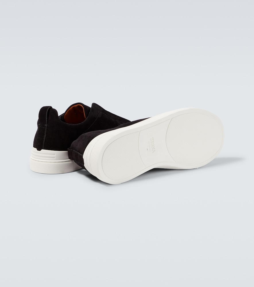  Zegna Zegna Sneakers Triple Stitch Aus Veloursleder 