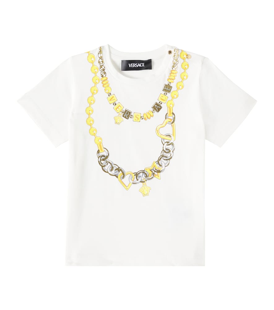 Versace Logo-print T-shirt In White