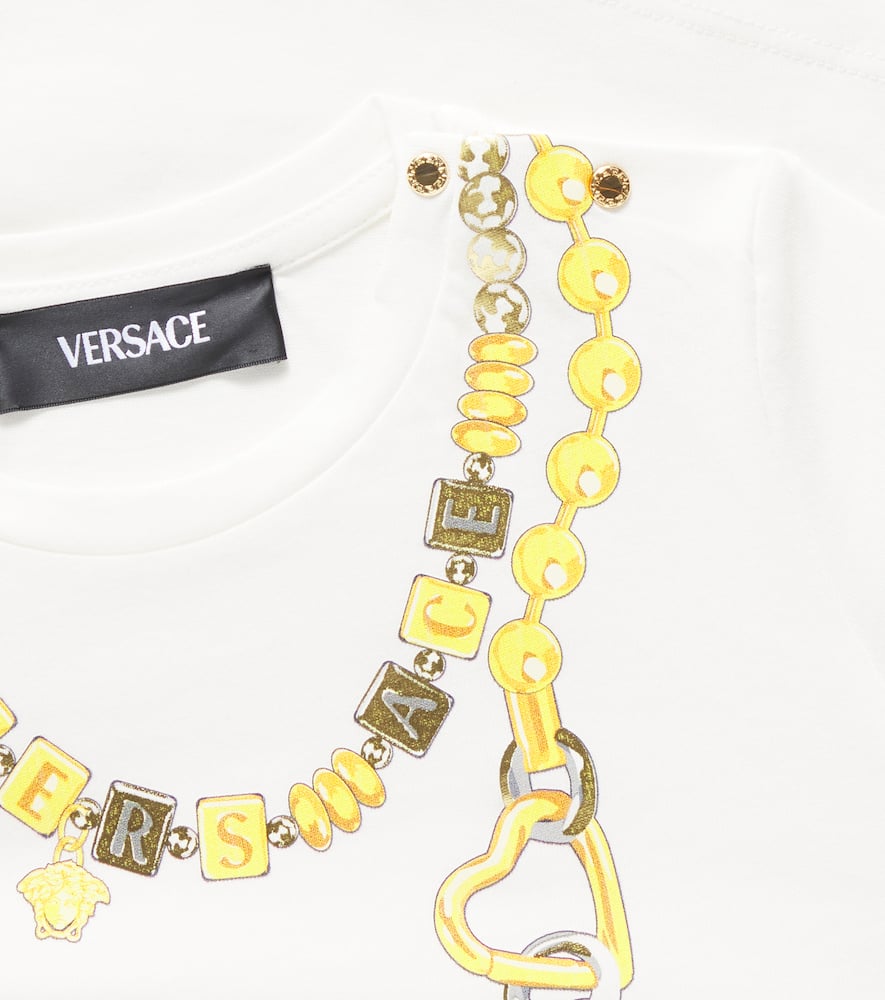 Versace Logo-print T-shirt In White