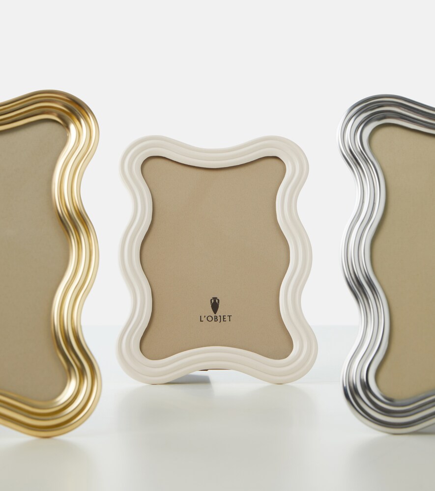  L'objet L'objet Ripple 24kt Gold-plated Picture Frame 