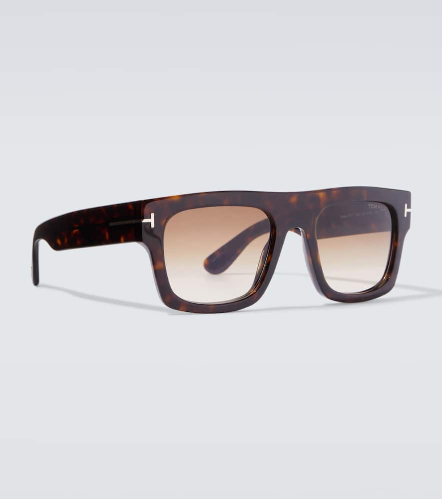 Tom Ford Eyewear Square Frame Sunglasses In Brown