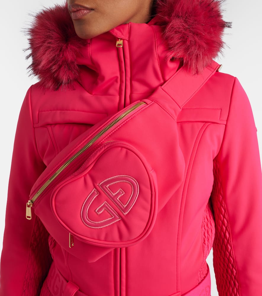 Goldbergh Octavia Logo Belt Bag In Pink