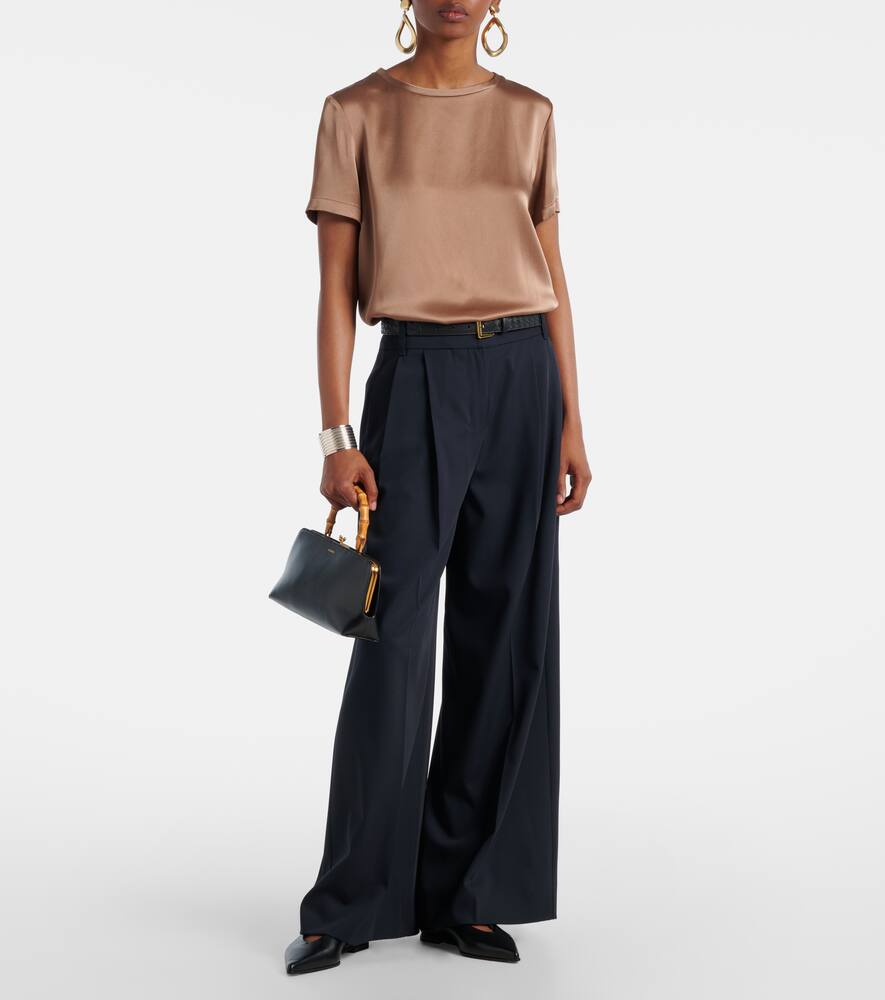 S Max Mara Rebecca Satin Top