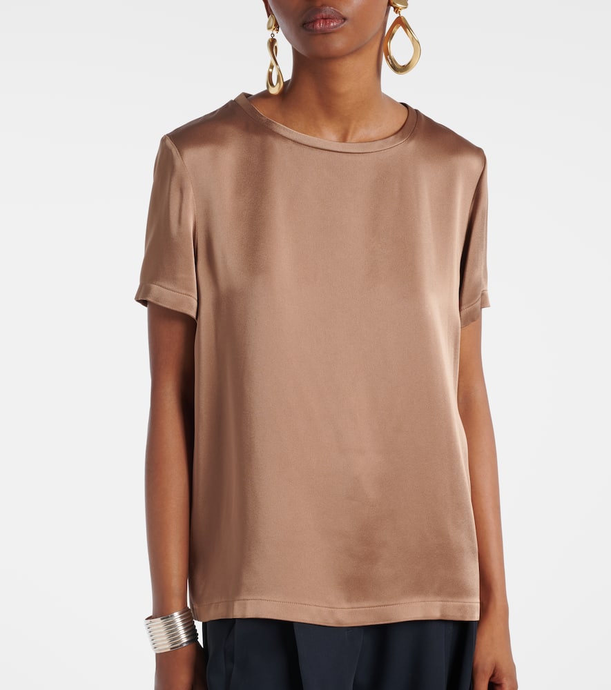 S Max Mara Rebecca Satin Top