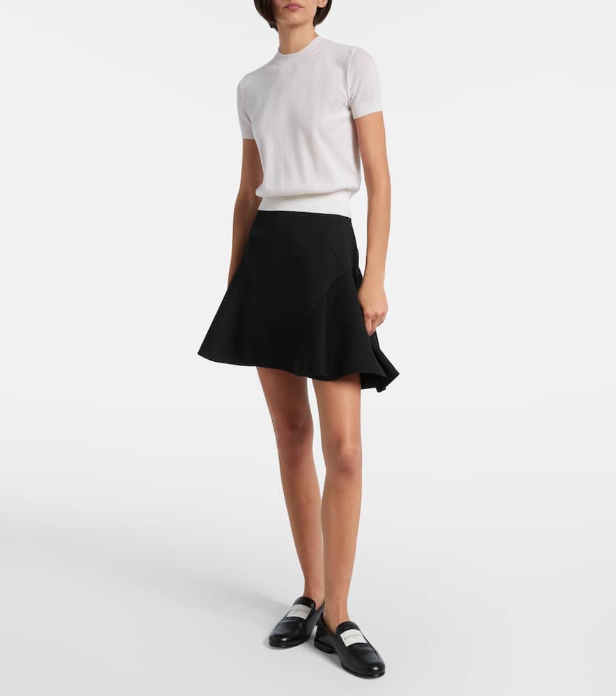 Givenchy Knitted Cashmere Top In White