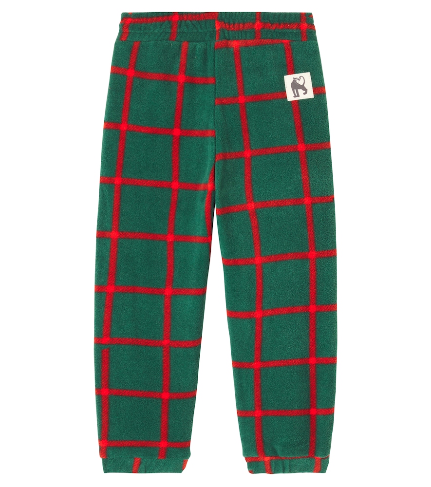  Mini Rodini Mini Rodini Checked Fleece Sweatpants 