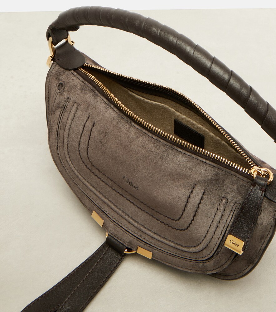  Chloe Chloe Marcie Mini Suede Shoulder Bag 