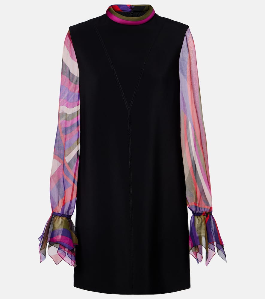 Pucci Iride Cady Minidress In Black