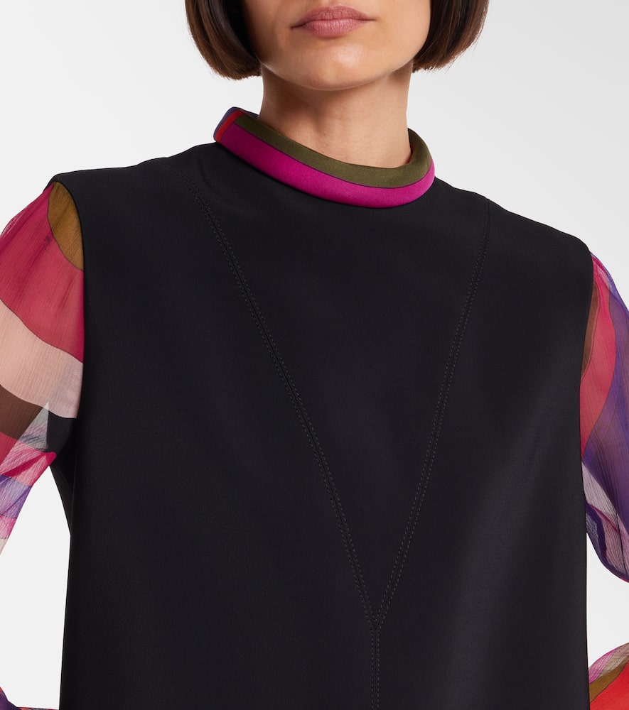Pucci Iride Cady Minidress In Black