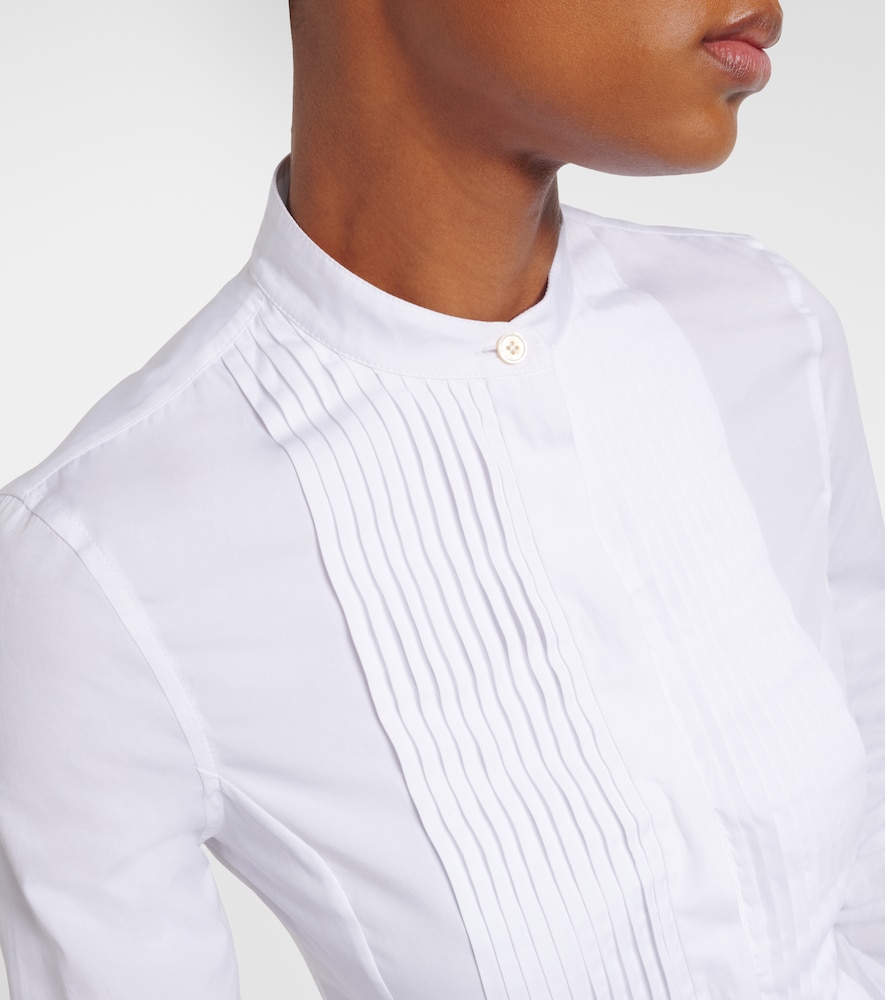  Mcqueen Mcqueen Camicia In Cotone Con Peplo 