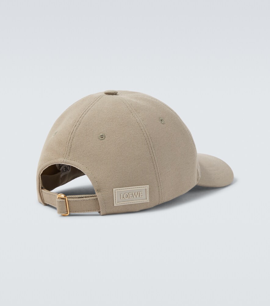  Loewe Loewe Anagram Cotton Canvas Baseball Cap 