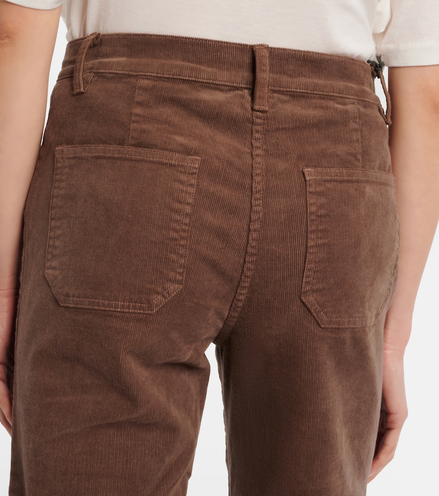 Florence Cotton-Blend Corduroy Bootcut Pants
