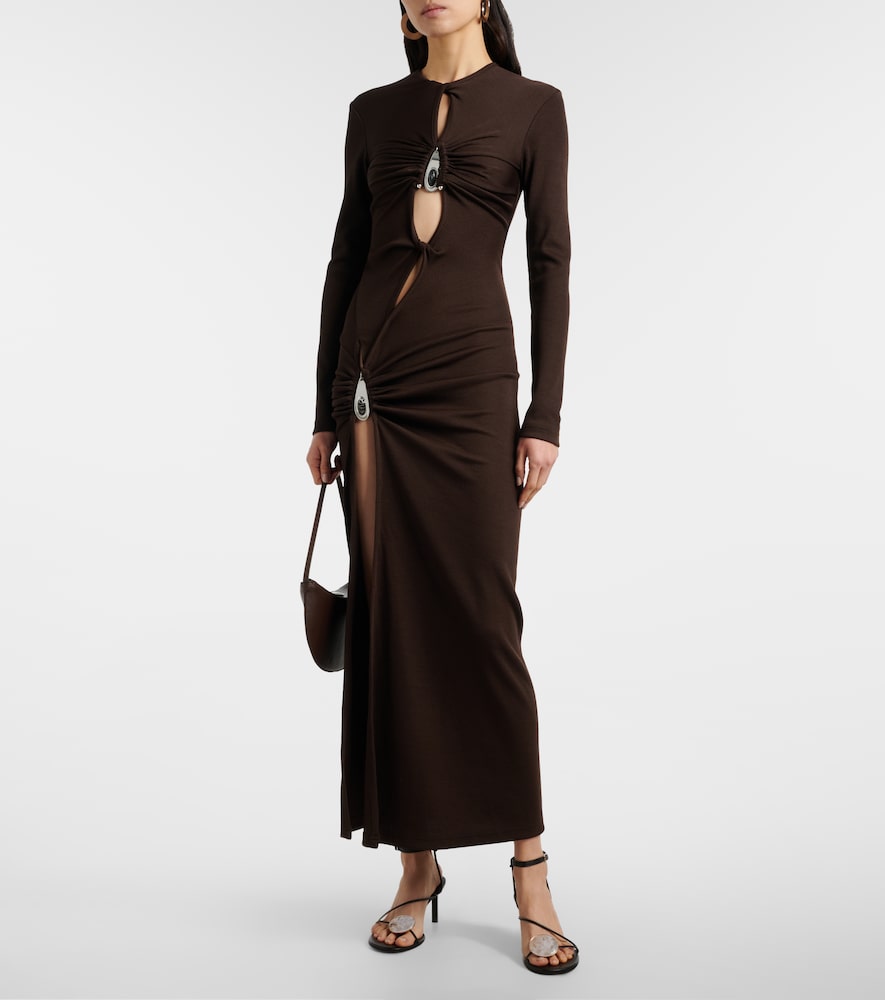  Christopher Esber Christopher Esber Midikleid Aus Rippstrick 