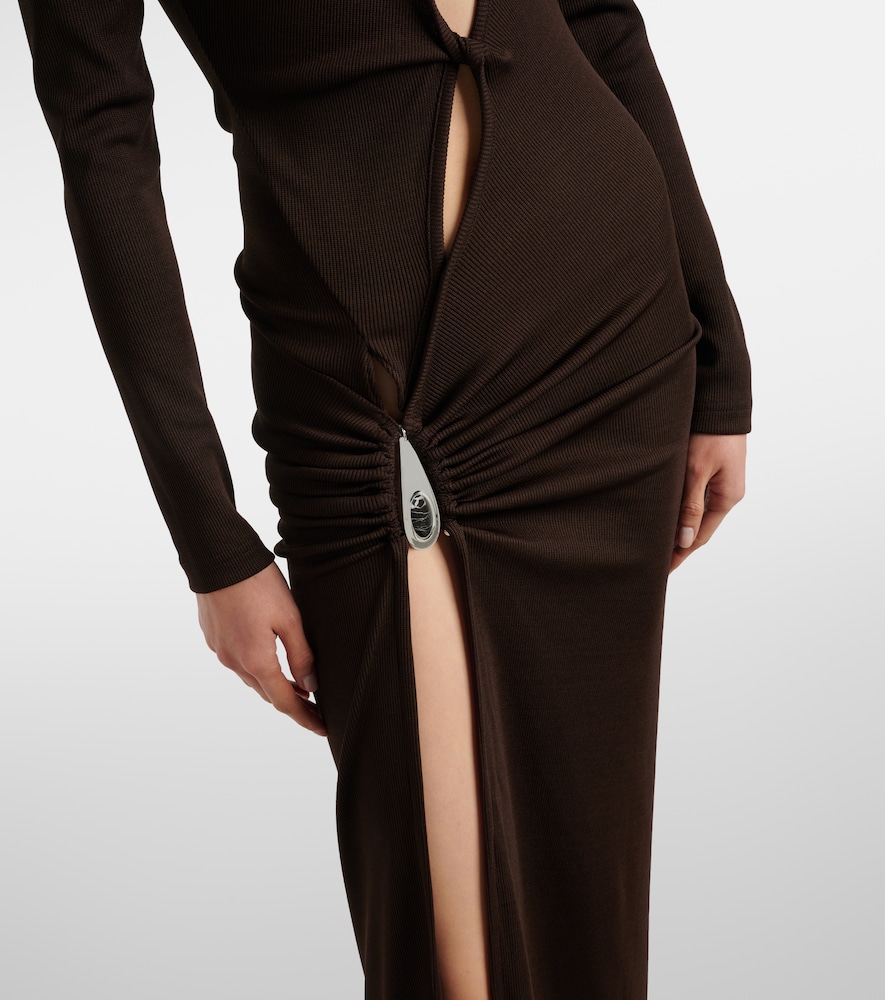  Christopher Esber Christopher Esber Midikleid Aus Rippstrick 