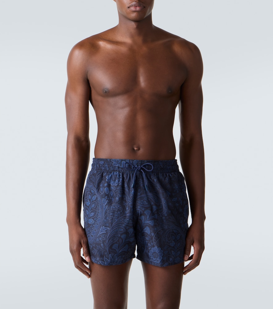  Etro Etro Paisley Swim Trunks 