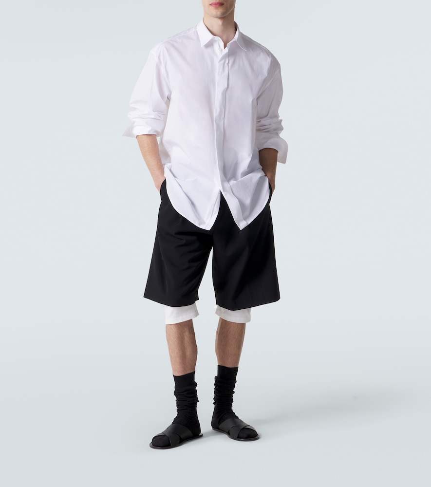  The Row The Row Sayed Wool Shorts 