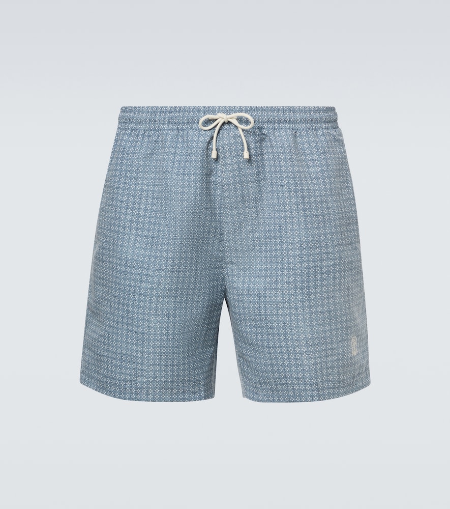 Printed Swim Trunks
