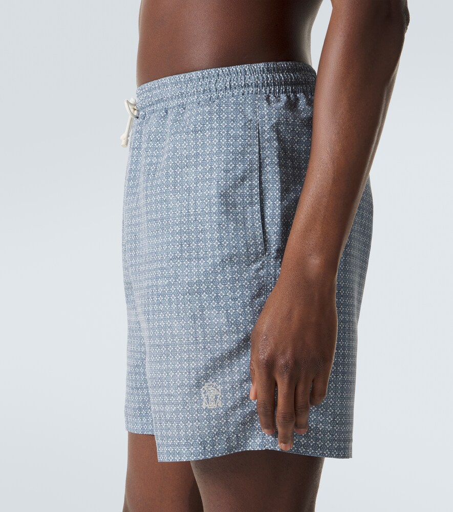  Brunello Cucinelli Brunello Cucinelli Printed Swim Trunks 