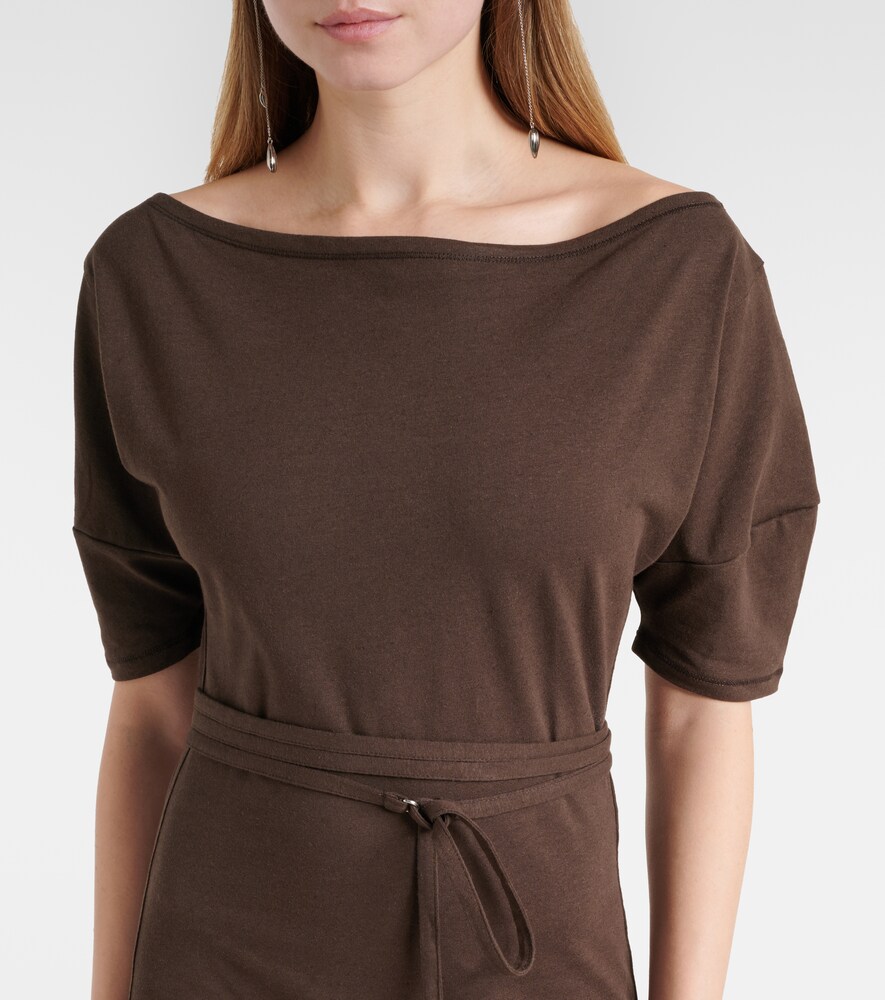  Lemaire Lemaire Midikleid Aus Baumwolle Und Leinen 