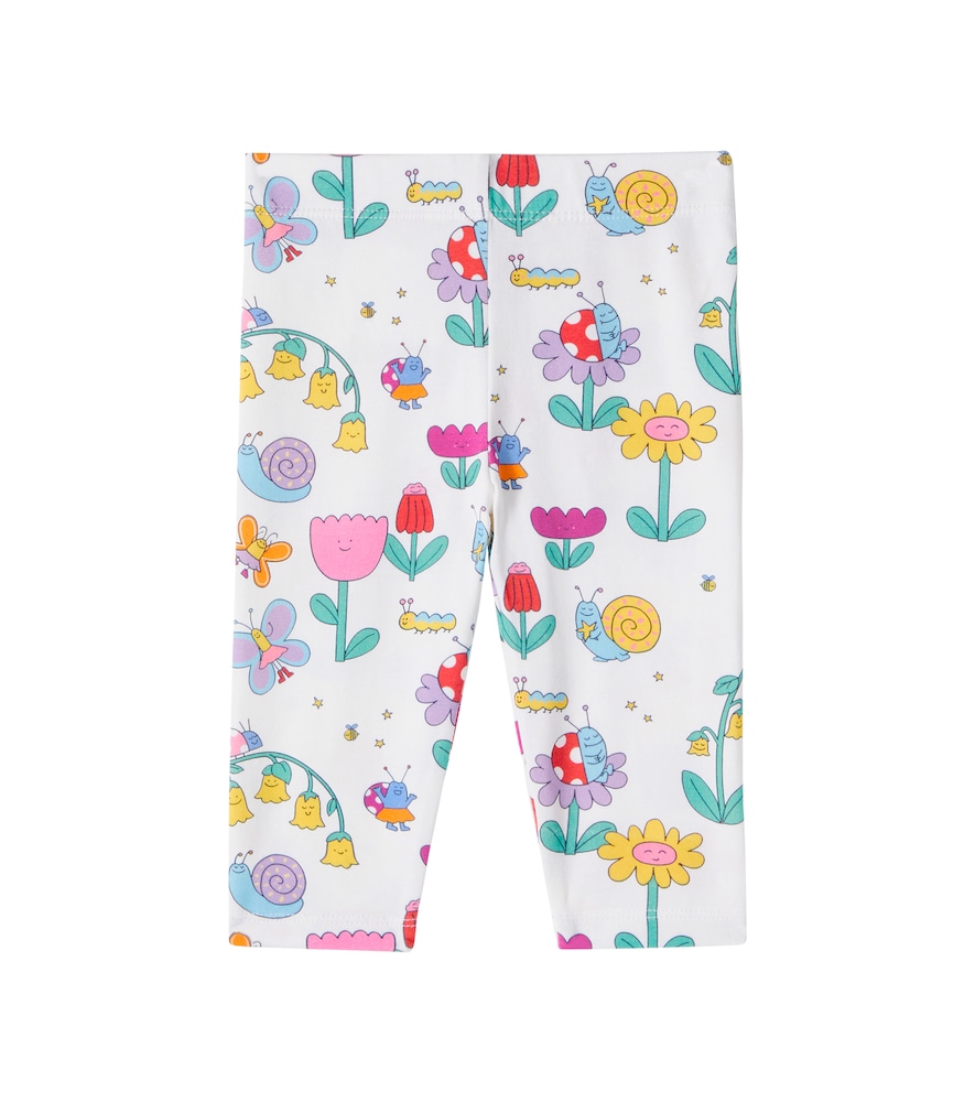 Stella McCartney Kids Baby Bug House cotton-blend jersey leggings　ステラ マッカートニー キッズ ベイビー バグ ハウス コットンブレンド ジャージ レギンス Stella