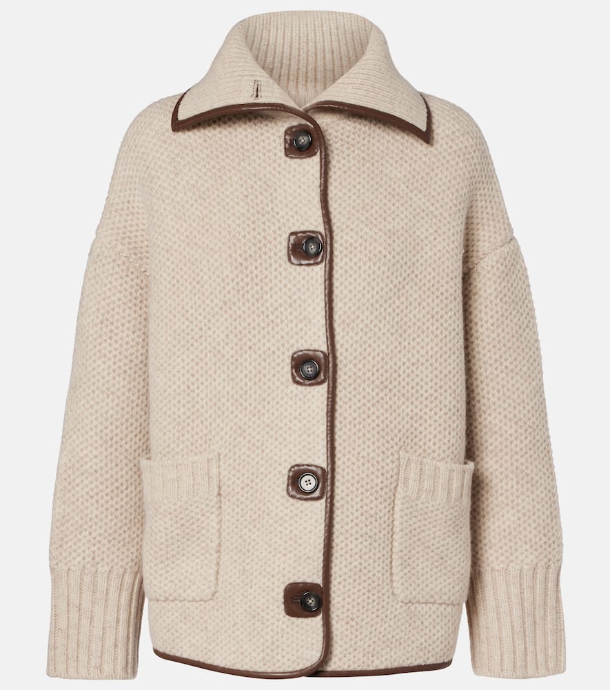Altuzarra Llewellyn Knitted Wool Jacket In Neutral