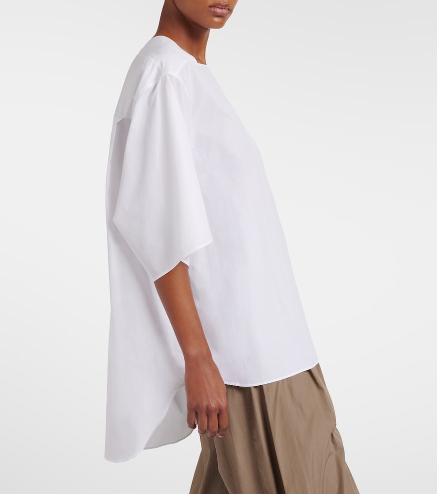  The Row The Row Hamza Cotton Poplin Top 