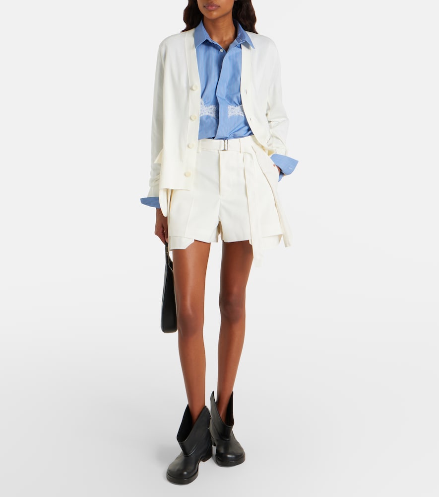 Sacai Sacai Jeansshorts 
