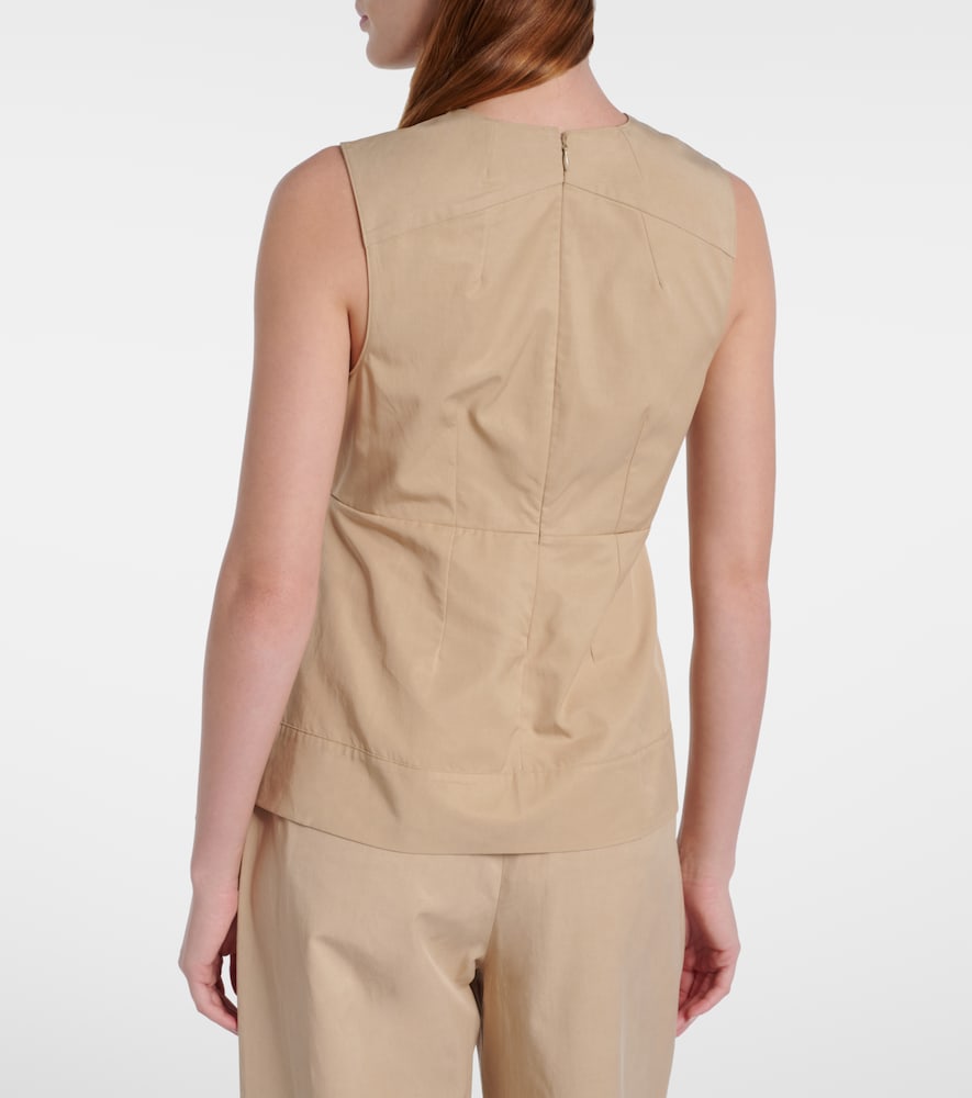  Vince Vince Pleated Peplum Top 