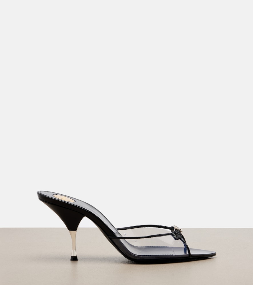  Saint Laurent Saint Laurent Jerry Crystal-embellished Mules 