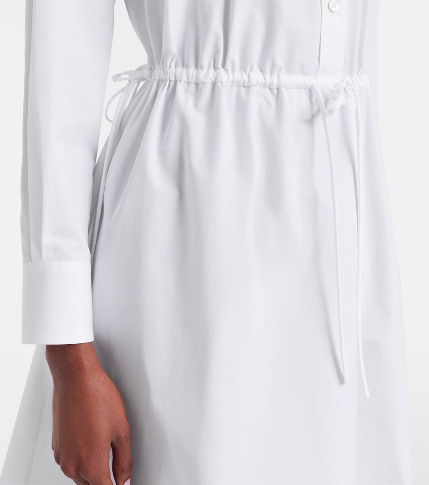  Mcqueen Mcqueen Cotton Poplin Shirt Dress 