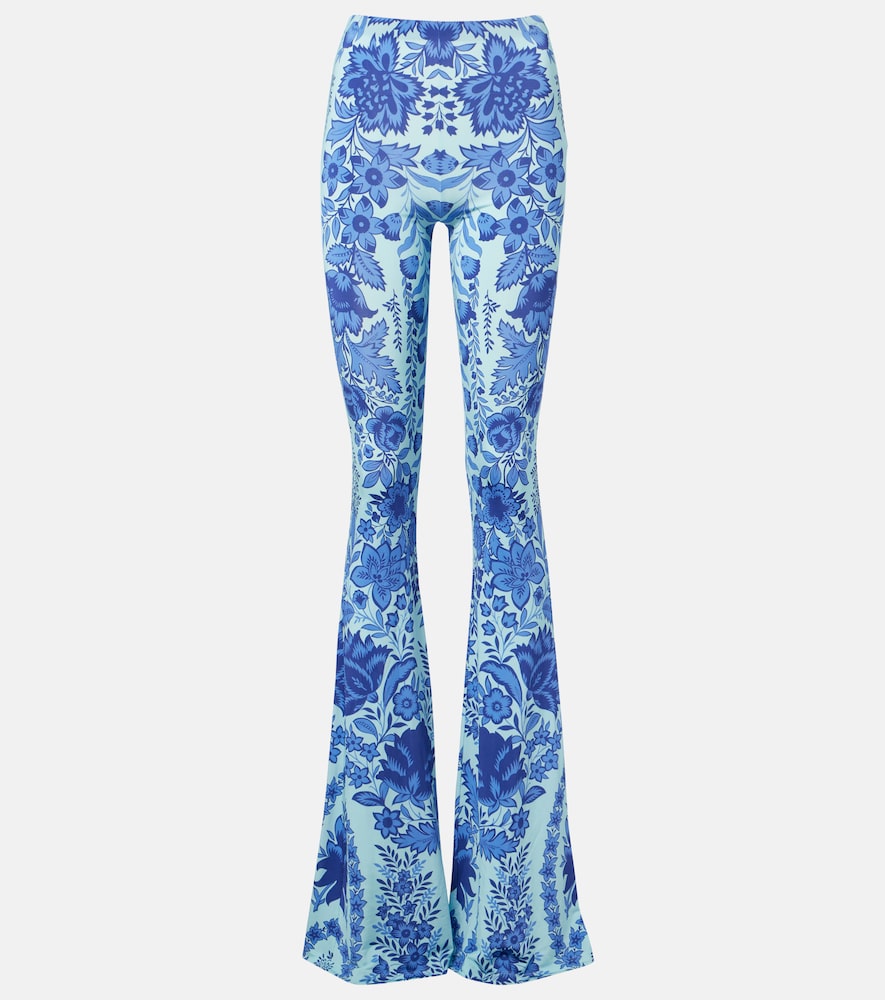 Etro Printed jersey flared leggings | Thumbnail 7