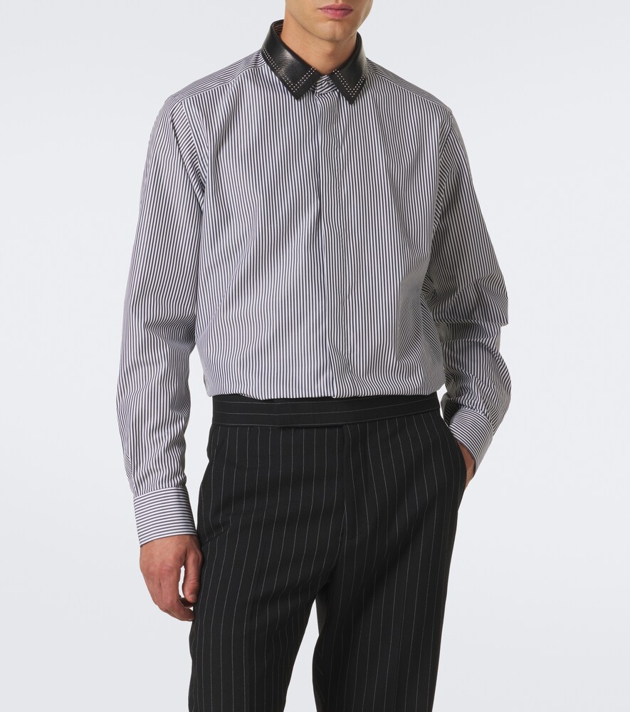 Striped Cotton Poplin Shirt