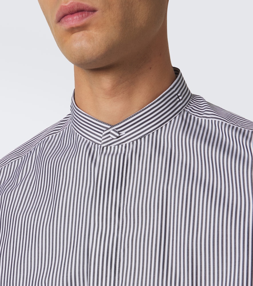 Striped Cotton Poplin Shirt