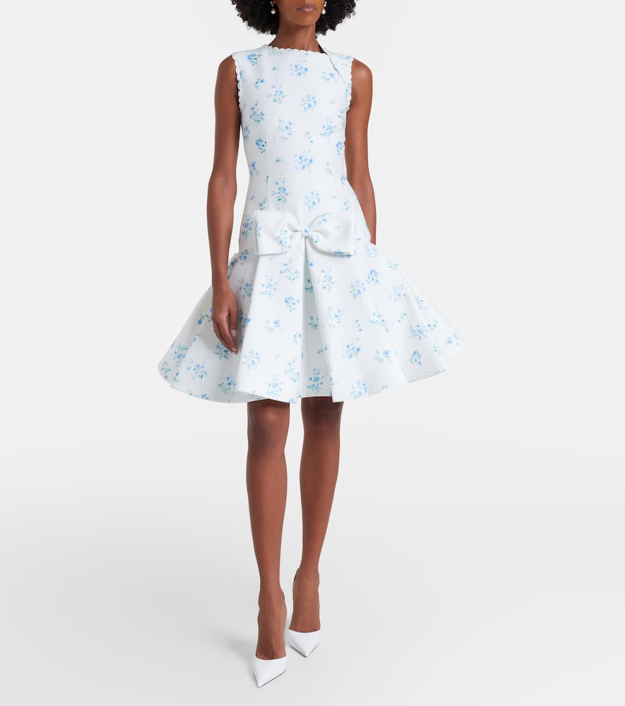  Shushu/tong Shushu/tong Minikleid Aus Baumwolle Und Seide 