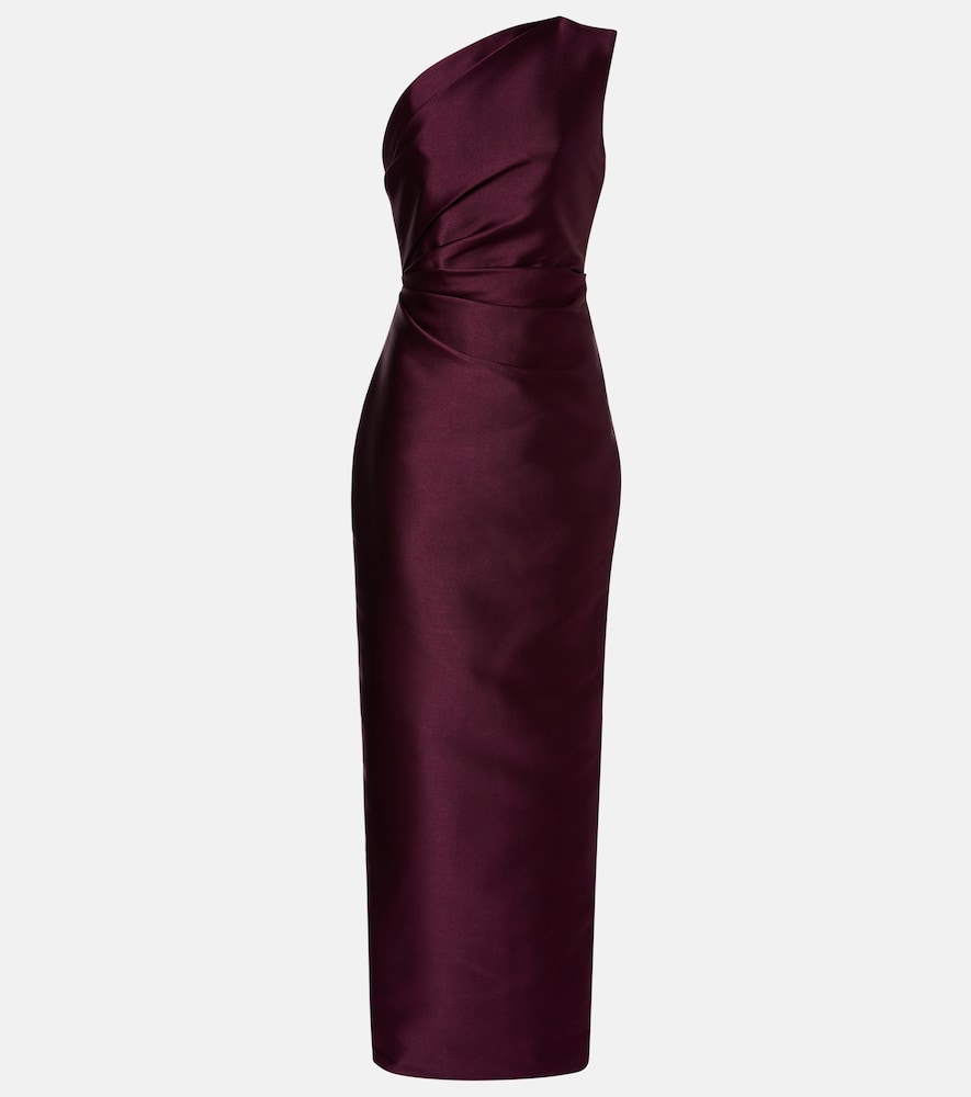 Kira Draped Satin Gown