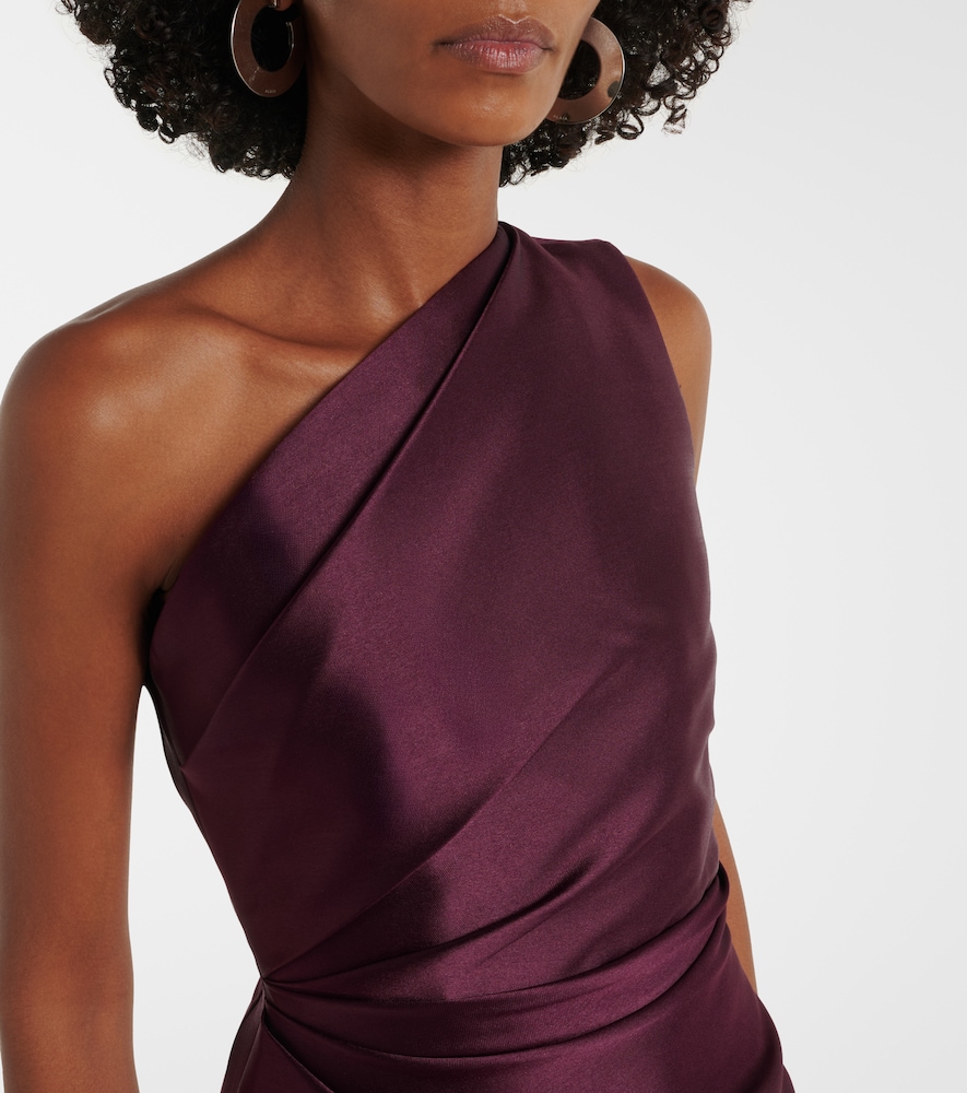 Kira Draped Satin Gown