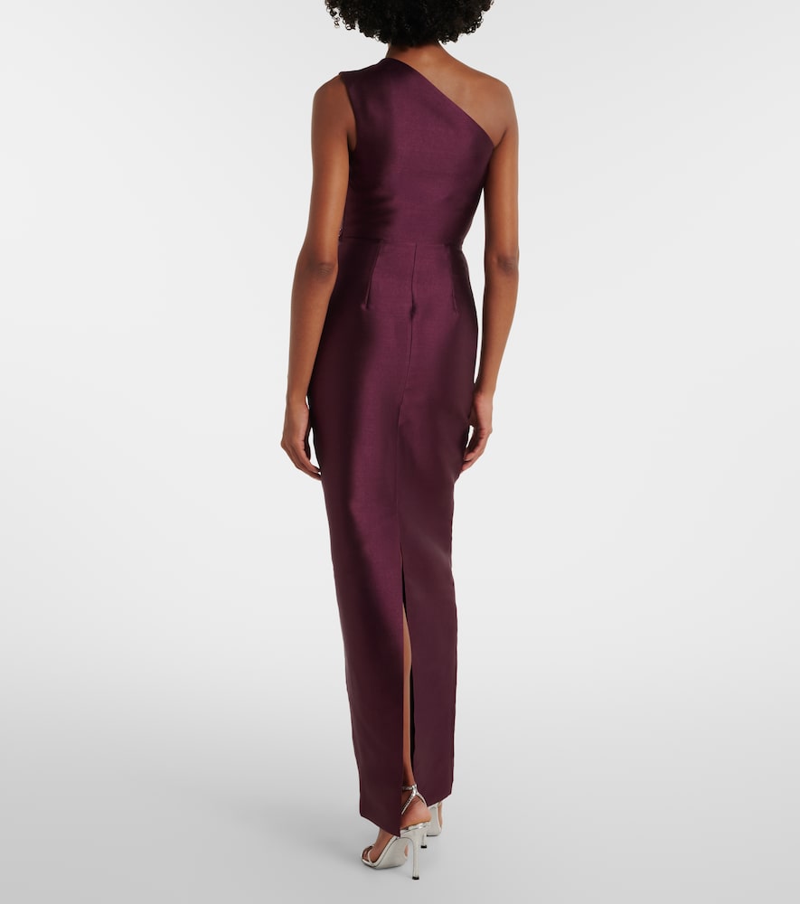 Kira Draped Satin Gown