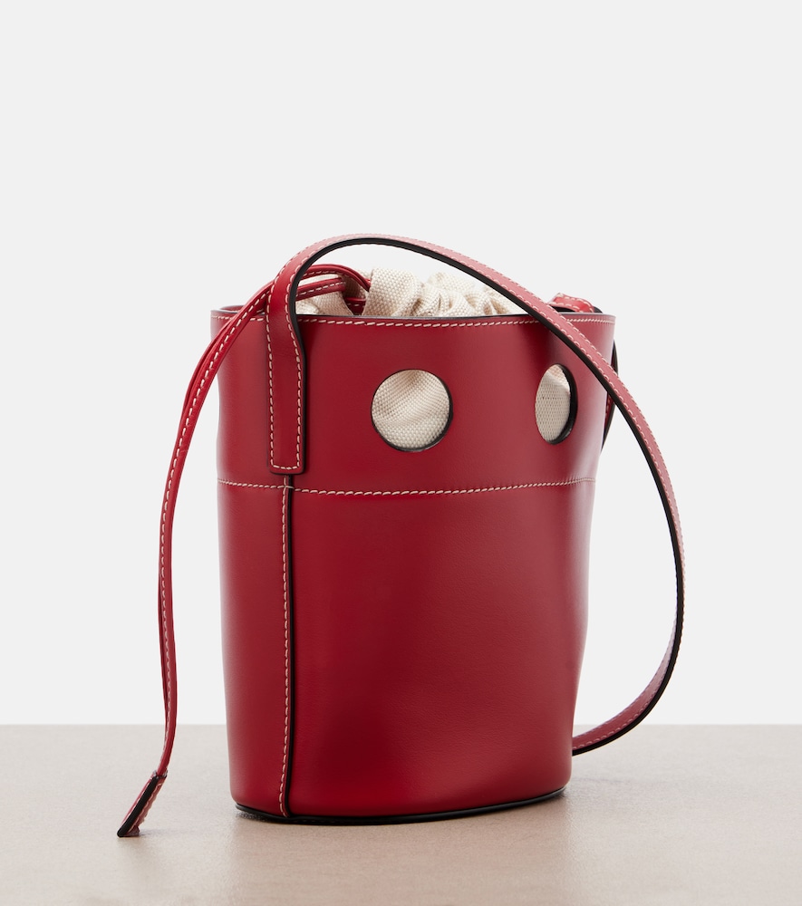  Miu Miu Miu Miu Bucket-bag Aus Leder Mit Cut-outs 