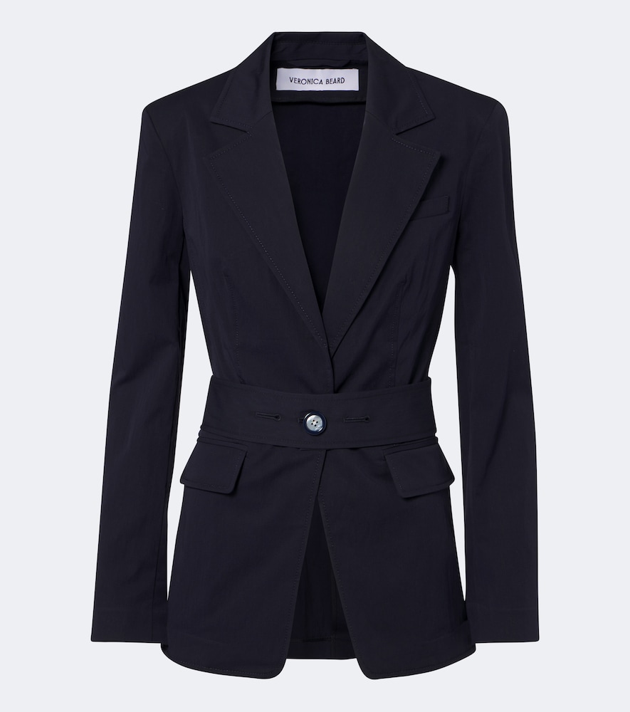 Veronica Beard Women's Blue Howard Cotton-Blend Blazer UK Size 20 - Mytheresa