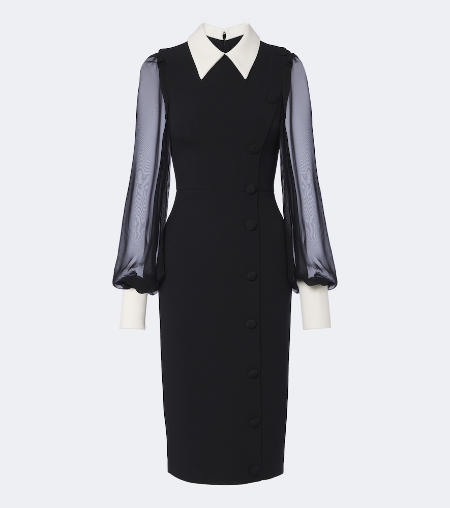Safiyaa Crêpe Cocktail Dress In Black