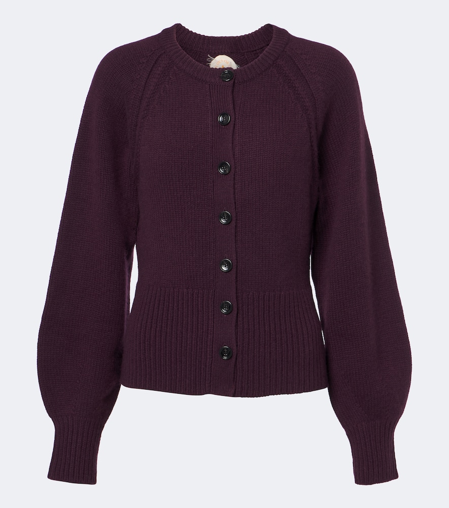 Jardin Des Orangers Cashmere Cardigan In Purple