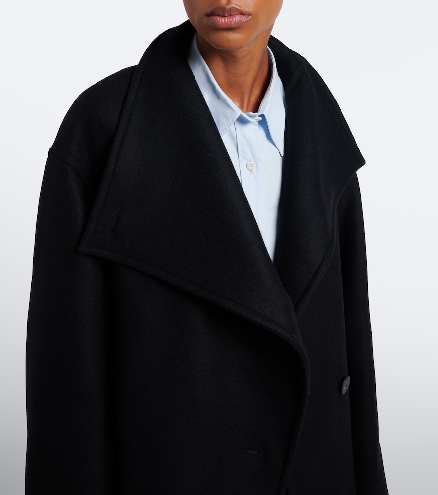 Fiore Wool-Blend Wrap Coat