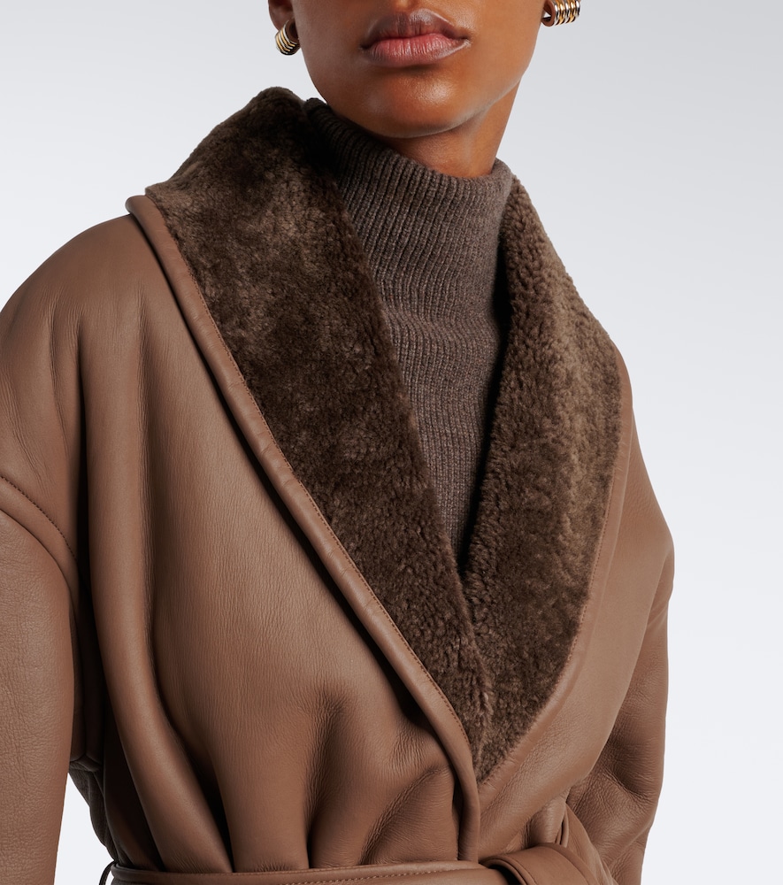 Manu Shearling-Lined Coat